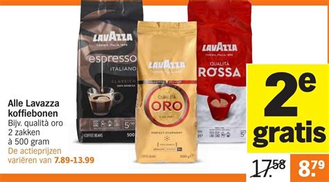 Alle Lavazza Koffiebonen 500g Aanbieding Bij Albert Heijn