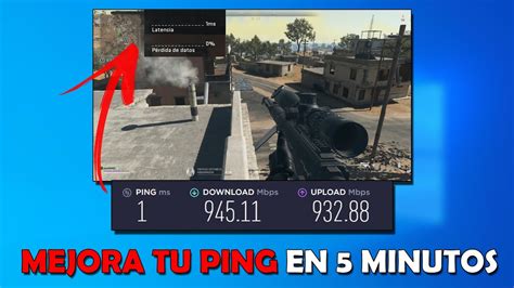 Como MEJORAR AL MAXIMO TU PING EN 5 MINUTOS 0 De Ping YouTube