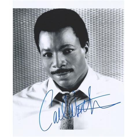 Carl WEATHERS Autograph