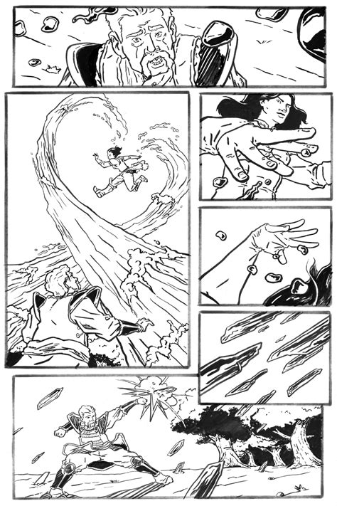 [oc] Finished Inking All 5 Pages Of My Legend Of Korra Fan Comic R