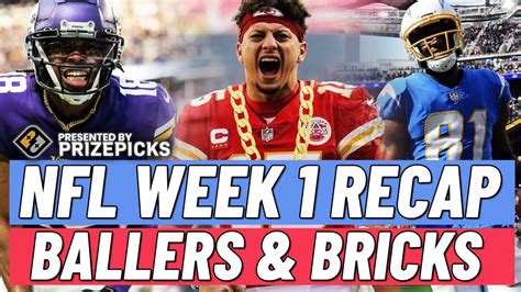 2022 Nfl Week 1 Recap Studs And Duds Dak Injury And Mnf Preview Youtube