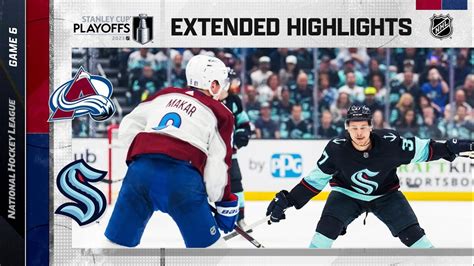 Colorado Avalanche Vs Seattle Kraken R1 Gm6 Apr 28 2023 Highlights