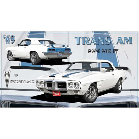 1969 Trans Am Metallskilt Metallskiltno