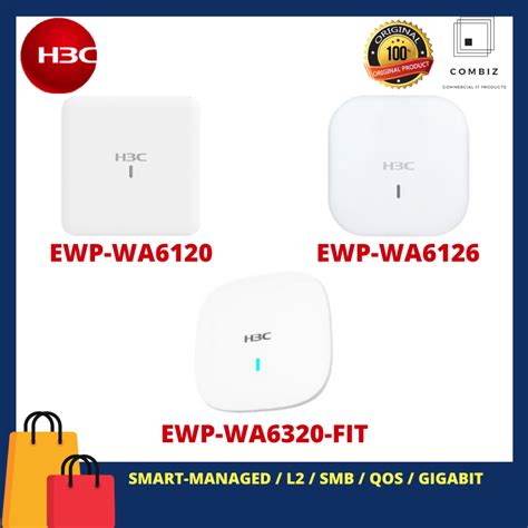 H3C Wi Fi 6 Indoor Wireless Access Point EWP WA6120 WA6126 WA6320