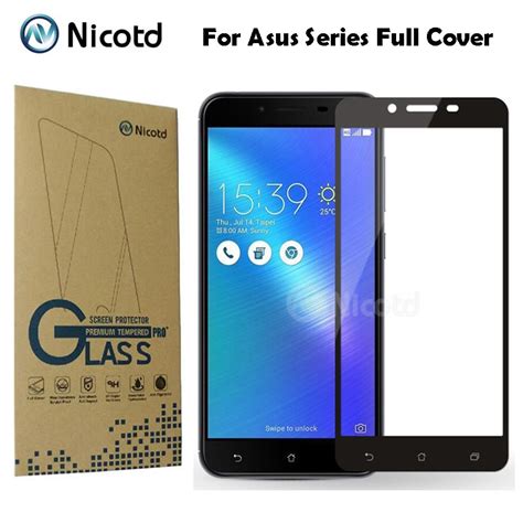 Nicotd Full Cover Tempered Glass For Asus Zenfone Max Zc Tl Ze Kl