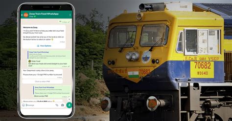 Now Use Whatsapp On Train For Chatting As Well As Ordering Food