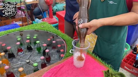 Super Cool Slushy Coca Cola Fanta Sprite Thai Street Food