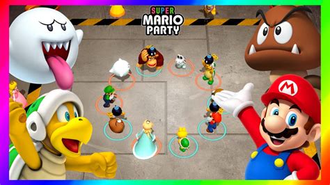 Super Mario Party Minigames 235 Boo Vs Hammer Bro Vs Goomba Vs Mario