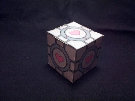 Papercraft Companion Cube By Xanokah On Deviantart