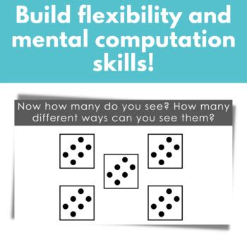 Subitizing Dot Talks For Number Talks Subitize For Number Sense Grades