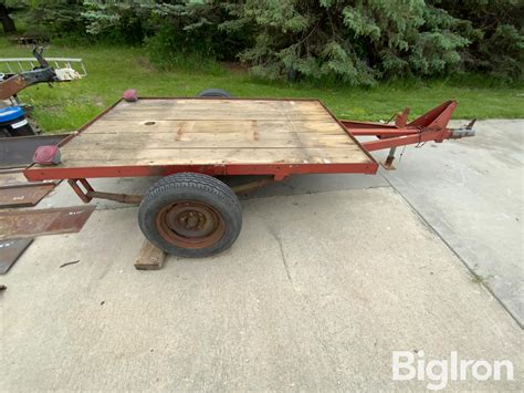 Custom Small Flatbed Trailer Bigiron Auctions