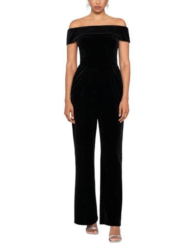 Black Xscape Jumpsuits And Rompers For Women Lyst