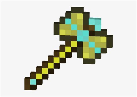 Minecraft Diamond Sword Pixel Art