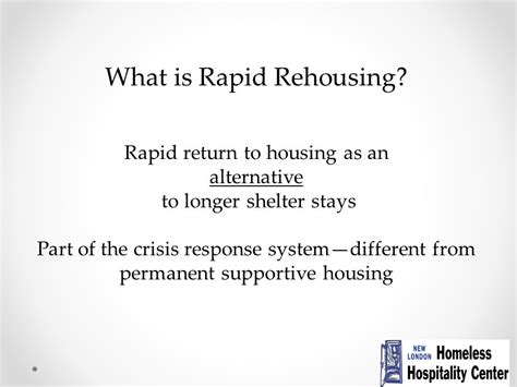 Rapid Rehousing A Local Perspective What Is Rapid Rehousing Rapid