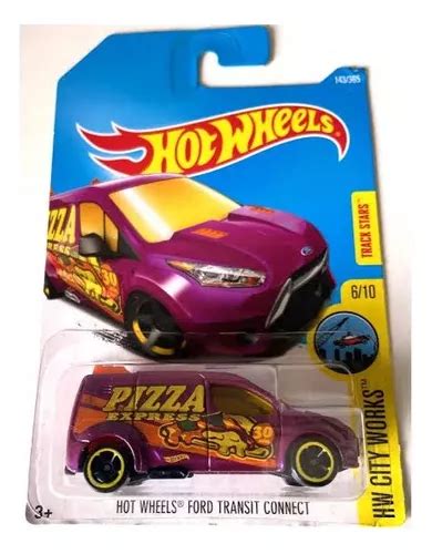 Hot Wheels Ford Transit Connect Pizza Violeta MercadoLivre