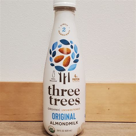 Three Trees Organic Unsweetened Original Almondmilk Reviews Abillion