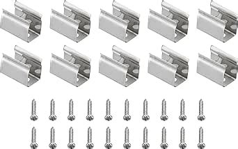 PATIKIL LED Strip Light Clips 100 Pack Mounting Bracket Fixing Clips