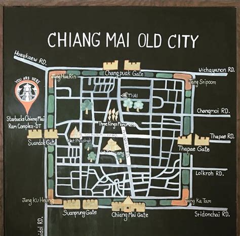 Chiang Mai Old City - Tha Phae Gate, Chang Phuak Gate, Chiang Mai Gate