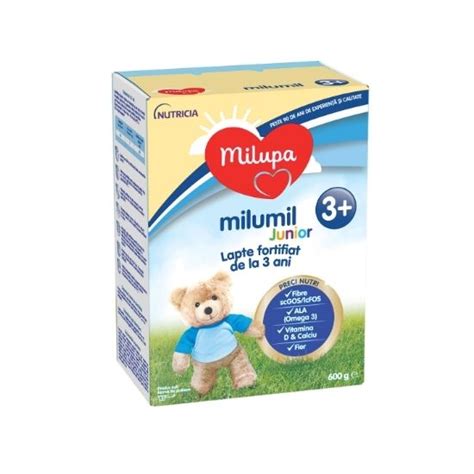 Formula De Lapte Milumil Junior 3 Ani 600 G Milupa Bebe Tei