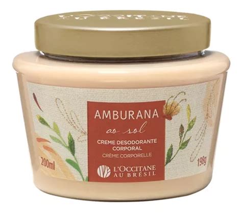 Creme Hidratante Corporal Amburana Ao Sol L Occitane Au Br