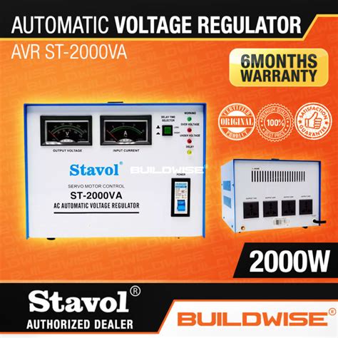 Stavol St Va Avr Power Supply Watts W Automatic Voltage