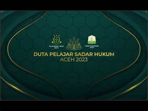 Duta Pelajar Sadar Hukum 2023 Visual Media Indonesia YouTube