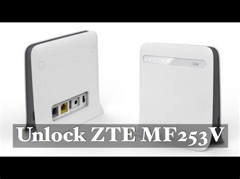 How To Unlock Zte Mf V G Router Youtube