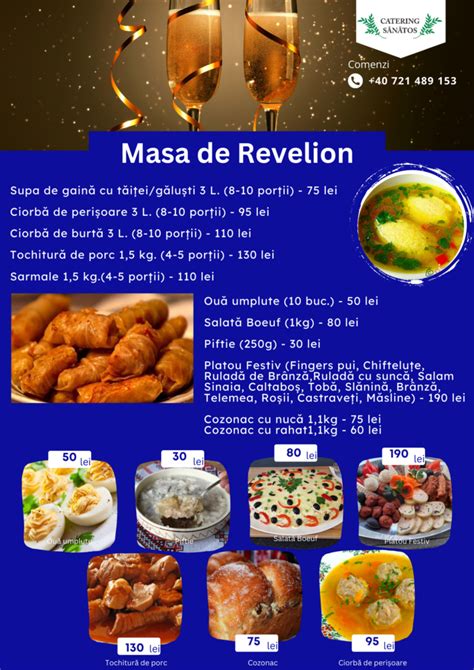 Masa De Revelion Catering Sanatos Sibiu