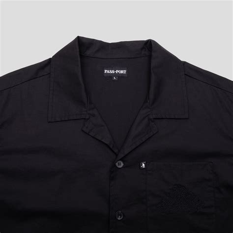 Pass~port Manuscript Casual Shirt Black Pass~port Usa