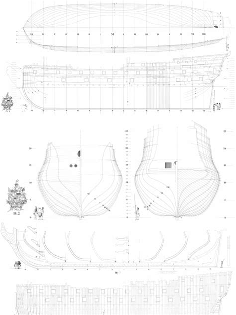 Jean Boudriot Bonhomme Richard 1779 Plans 1 48 Pdf