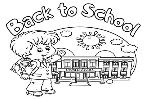 Back To School Coloring Book Free Printable Coloring Pages