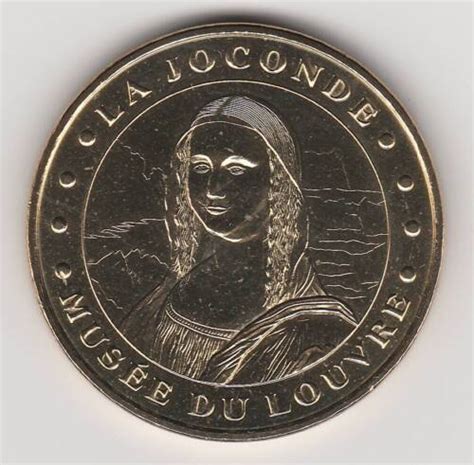 A Token Medaille Monnaie De Paris N La Joconde Musee