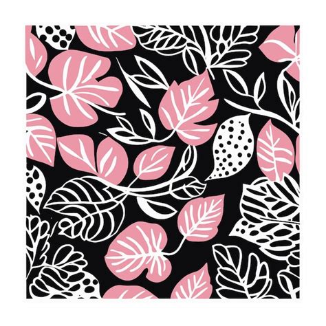 Premium Vector Retro Botanical Pattern