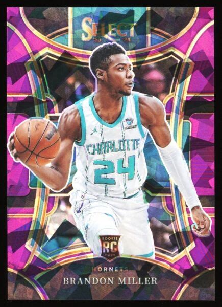 Panini Select Mezzanine Level Purple Cracked Ice Prizm