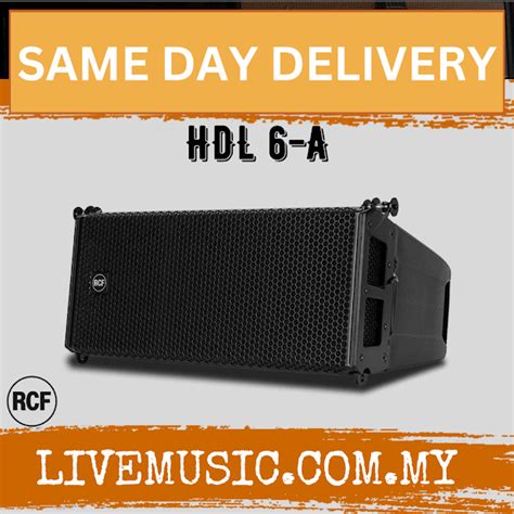 Rcf Hdl A Watt Inch Compact Active Line Array Module Speaker