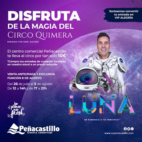 Consigue tus entradas para el Circo Quimera en Peñacastillo Centro