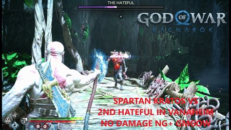 Spartan Kratos Vs 2nd Hateful Fight Vanaheim No Damage NG God Of War