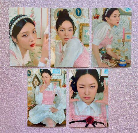 Red Velvet Feel My Rhythm Photocards Vercalmato B 5 Photocard Set