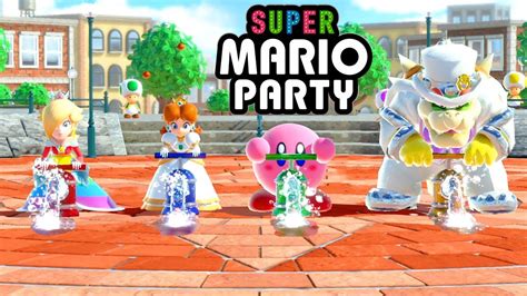 Super Mario Party Best Minigames Rosalina Vs Kirby Vs Peach Vs