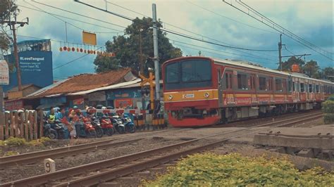 Perlintasan Kereta Api Krl Pondok Ranji YouTube