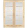 Steves Sons 48 In X 80 In 10 Lite Glass Solid Core Unfinished Pine