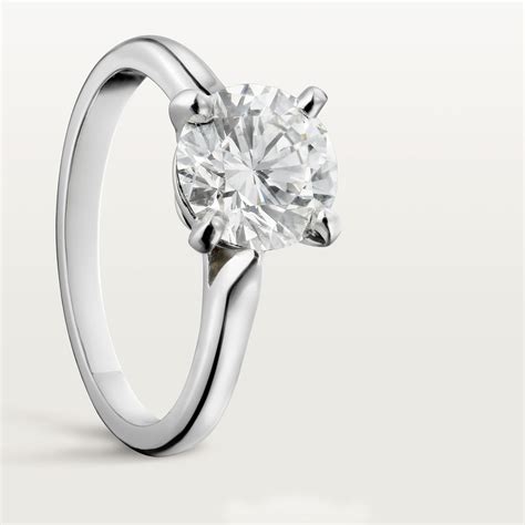 CRN4163600 - Solitaire 1895 - Platinum, diamond - Cartier