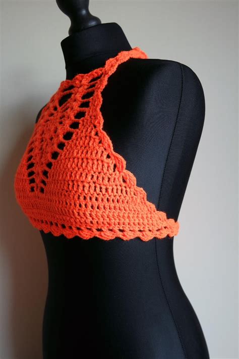 How To Crochet Easy Halter Top All Sizes Pattern By Marifu6a Etsy