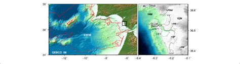 Topo Bathymetric Grids Gebco Data Swim Zitellini Et Al 2009