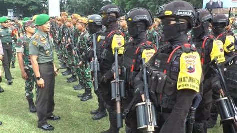 Danrem 072 Pamungkas Pimpin Apel 4 138 Personel Gabungan Pengamanan