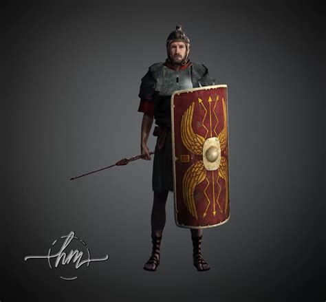 Artstation Roman Soldier