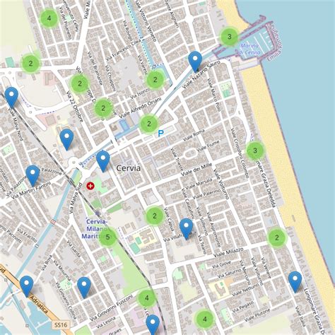 Mappa Parcheggi Di Cervia Lombardo Geosystems