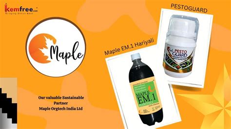 Our Valuable Sustainable Partner Maple Orgtech India Limited