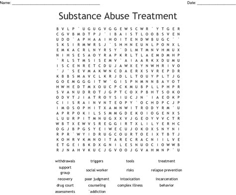 Addiction Word Search Wordmint Word Search Printable Printable