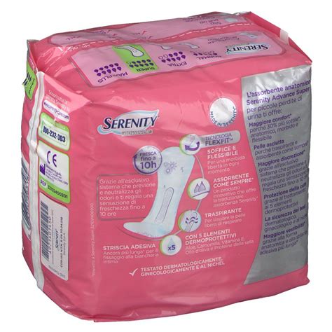 Serenity Advance Super Assorbente Anatomico Traspirante X Pz Redcare